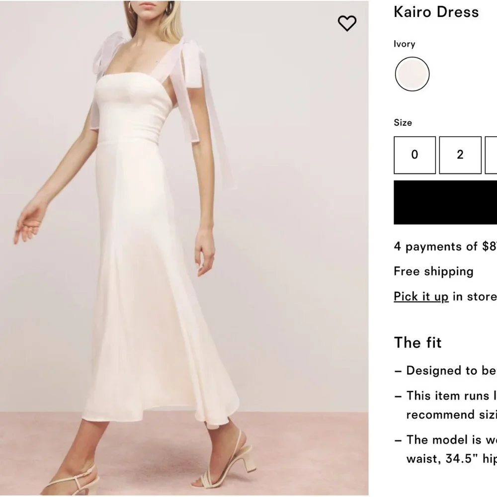 Reformation Kairo Dress - Picture 2 of 3